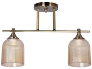 Venti Csillár rúdon 2xE14/60W/230V réz VE0508