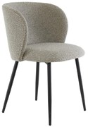 Szürke kárpitozott étkezőfotel Elyna – Light &amp; Living
