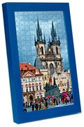 Prága puzzle képkeret királykék