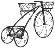 Fém bicikli virágtartó