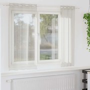 Függönyök függönyökkel 2 pcs Krém 140x175cm Poliészter