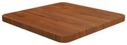 sötétbarna kezelt tömör tölgyfa négyzet asztallap 40x40x2,5cm