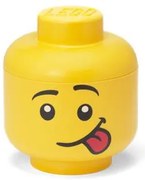 Tárolódoboz, fej, kicsi, LEGO, Silly (L40311726)