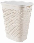 Curver Pure 55 l krém szennyestartó fedéllel