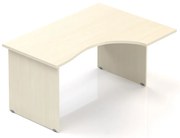 Visio ergonomikus asztal 140 x 100 cm, jobb, juhar