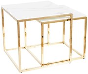 Gloria dohányzóasztal szett arany