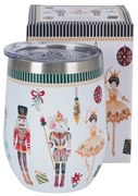 Karácsonyi diótörő Rozsdamentes acél hőtartó termosz pohár 330 ml Christmas Nutcracker