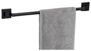 WENKO 71445800 - VACUUM-LOC QUADRO ED törölközőtartó rúd, 60,5x6 cm, fekete
