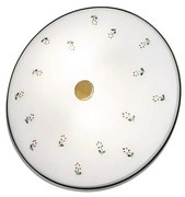 Kolarz 731.U12.4.70 - NONNA mennyezeti lámpatest 2xE14/60W/230V, Ø 32 cm, zöld/sárgaréz