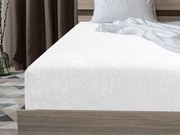 Frottír EXCLUSIVE fehér lepedő 200x220 cm