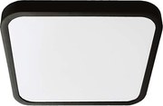 LED fürdőszobai mennyezeti lámpa LED/24W/230V IP44 4000K 29x29 cm fekete
