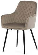 Bézs Bársony Étkezőszék. DCH-215 CAP4