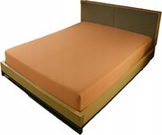 Gumis Jersey Lepedő 160x220 Sárgabarack