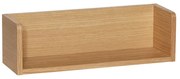 Natúr színű fali polc tölgyfa dekorral 40 cm Savor – Hübsch