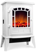 monzana® Elektromos kandalló fűtéssel 2000W - fehér