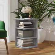 szürke sonoma színű szerelt fa kisszekrény 35x35x55 cm