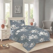 Szürke egyszemélyes pamut ágyneműhuzat 140x200 cm Korin – Cotton House
