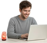 Himalájai Só Lámpa Usb Ionizátor Természetes Só Lumi Lámpa