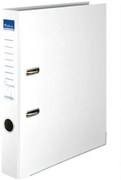 Iratrendező, 50 mm, A4, PP/karton, élvédő sínnel, VICTORIA OFFICE, Basic, fehér (IDI50F)