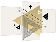 Kép - Geometriai formák N⁰4 (90x60 cm)