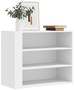 fehér szerelt fa faliszekrény 75 x 35 x 60 cm