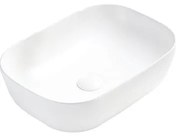Mexen Rita 45 x 32 cm-es pultba építhető mosdókagyló, matt fehér - 21084501