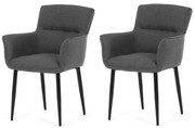 DCH-J2159 GREY2 étkezőszék szett, 2 db