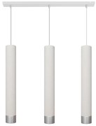 LED csillár TUBA 3xGU10/4,8W/230V fehér/fényes króm, kábelre szerelhető