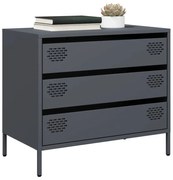 antracit hidegen hengerelt acél tálalószekrény 68x39x58,5 cm