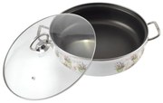 Perfect Home Zománcozott szeletsütő 26 cm + üvegfedő 14225