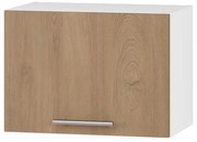 Felső szekrény Vento GO-50/36, fehér / mézes tölgy