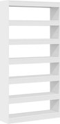 vidaXL Könyvespolc Fehér 100 x 30 x 198 cm Faanyag