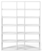 Pombal fehér könyvespolc, szélesség 182 cm - TemaHome