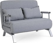 Kétszemélyes dönthető fotel szürke színben BART 2