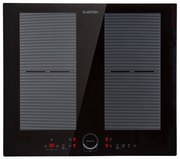 Klarstein Delicatessa 60, beépített indukciós főzőlap, 7000 W, 4 zóna, üvegkerámia, fekete