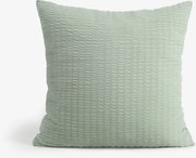 Goldea krepp párnahuzat - zsálya színű 40 x 40 cm