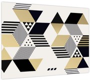 Üveg kép - Geometriai formák N⁰1 (70x50 cm)