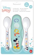Disney Mickey Hello World baba utazó evőeszköz készlet