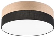 Lamkur LED Mennyezeti lámpa SIRJA WOOD LED/36W/230V átm. 45 cm fekete/tölgy LA54544