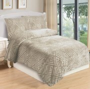 Dolce krém mikroplüss ágyneműhuzat 200x140cm+90x70cm TiaHome