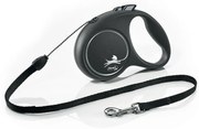 Flexi öntekercselő póráz Black Design S, 5 m, 12kg