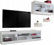 Rtv bútor szett Tivoli SET3 Fehér/Fehér