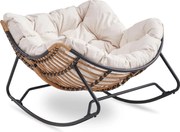 Fotel Bujany ELTON Beżowy