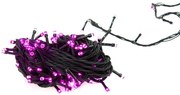 Karácsonyi fényfüzér - 100 LED - 10 m - lila - bentre
