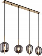 Lenyűgöző függőlámpa díszléc az asztal fölé Blacky I