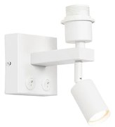 Modern fali lámpa fehér olvasólámpával - Brescia