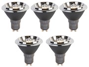 5 db GU10 3 fokozatú Dim-to-Warm LED izzó AR70 6W 320lm 2000-3000K szett