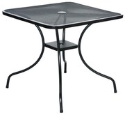 ROJAPLAST Kerti asztal fémből ZWMT-80 x 80 cm
