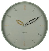 Karlsson 6012GR design falióra, zöld, átmérő 40 cm