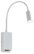 Redo 01-1193 - LED Rugalmas kicsi lámpa HELLO LED/3W/230V fehér
